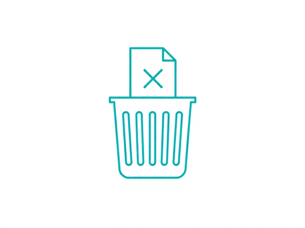 Icono de eliminación